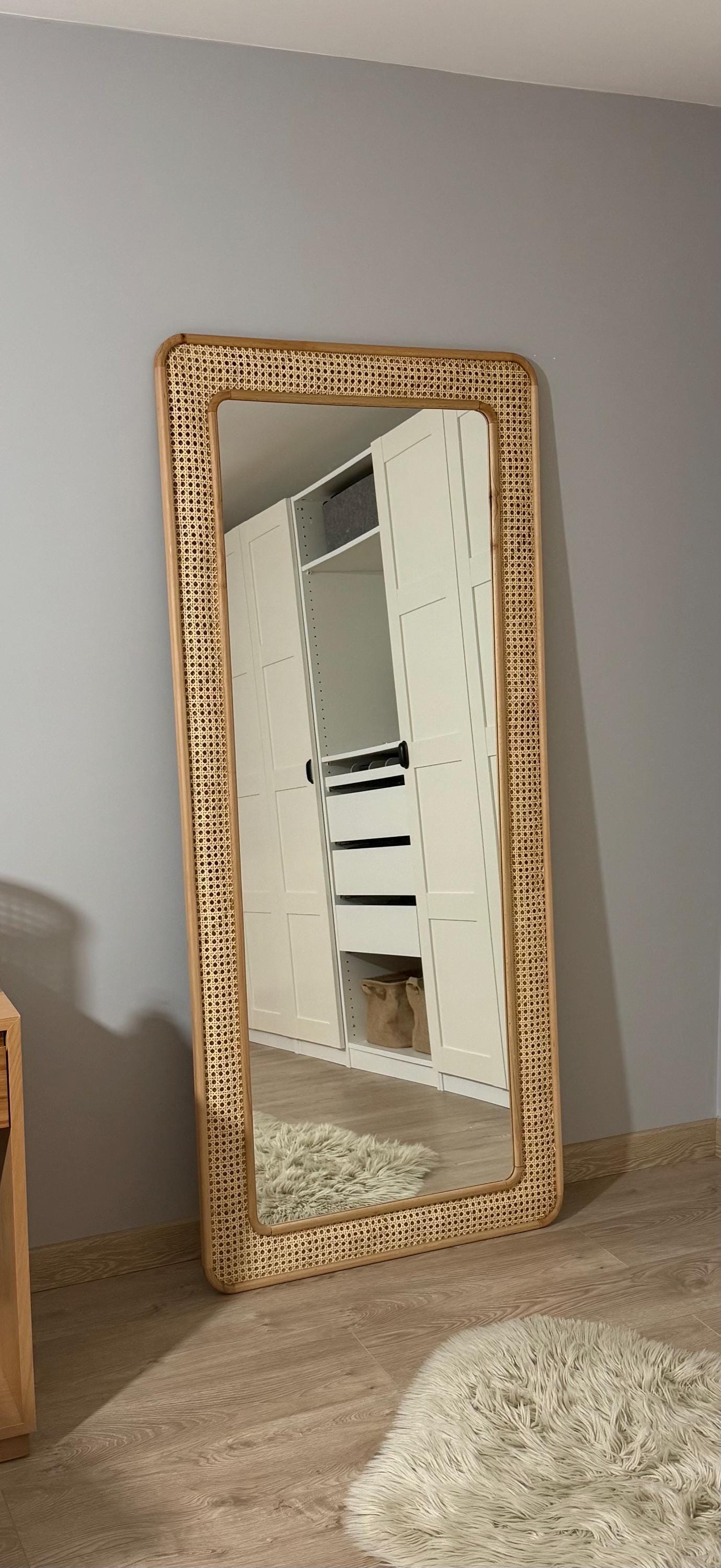 Rattan Mirror Floor Length - Etsy
