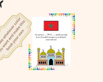 Countries of the World Coloring Book for Kids | Geography Activity Book | Educational Printable PDF | Homeschool Learning Worksheets