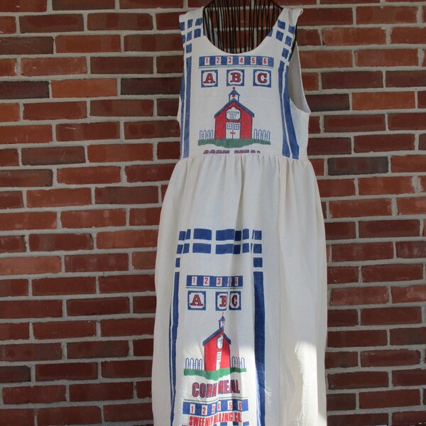 Santa Feed Sack Dress