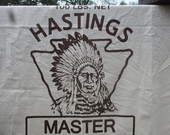 Organic Canvas Fabric, Hastings Grain Print, Native American Design (43x65in)