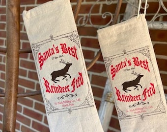 feed sack, feed bags, gift bags, 12 bags, 3-1/2 wide x 10 tall, horse bag, Santa bag, cotton flour sack, mini bags, coffee bag, candy bag.