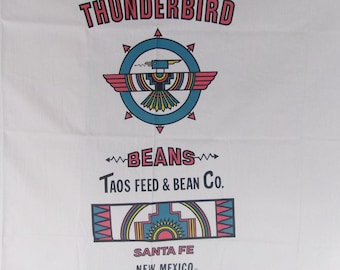Fabric, feed sack, flour sack, organic cotton, gunny sack, reproduced feed sacks