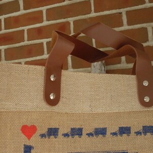 Burlap Bag, Burlap Purse, Burlap Market Bag, Book Bag, Shopping Bag ...