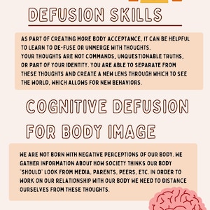 Body Image-Cognitive Defusion Skills