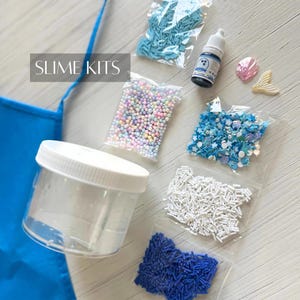 DIY Slime Kit: Kids Birthday Party Favor - Mermaid, Unicorn Themes