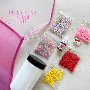 DIY Slime Kit: Pink Birthday Party Favor, Kids Activity