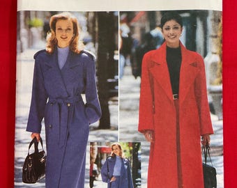 Butterick 4666 Misses Petite Coat, Belt & Pants Sewing Pattern, Sizes 12-16