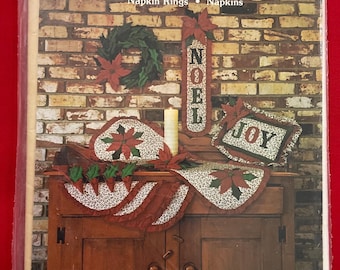 Vintage The Gingham Goose “Noel” Christmas Crafts Sewing Pattern from 1980
