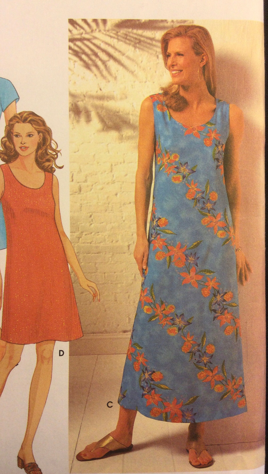 Simplicity 9691 Womens Summer Dress Sewing Pattern Sizes | Etsy