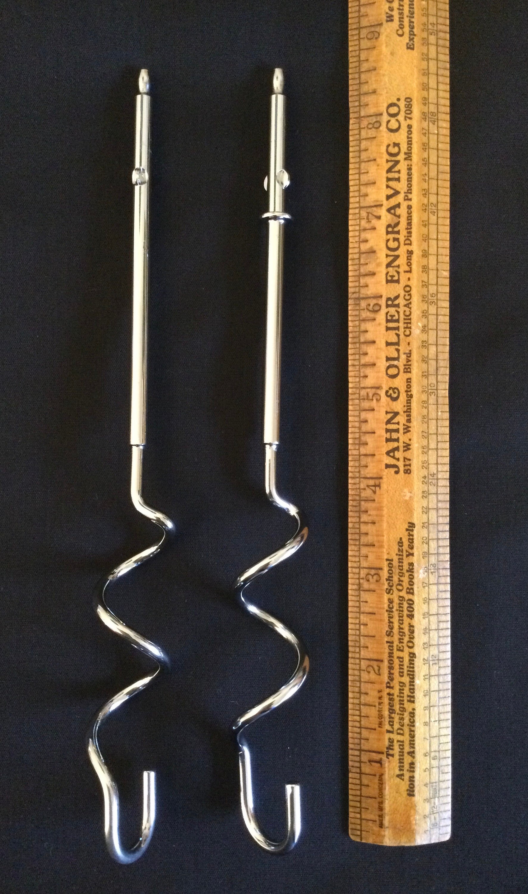 Sunbeam Oster Hand Mixer Extra Long Replacement Dough Hooks Etsy