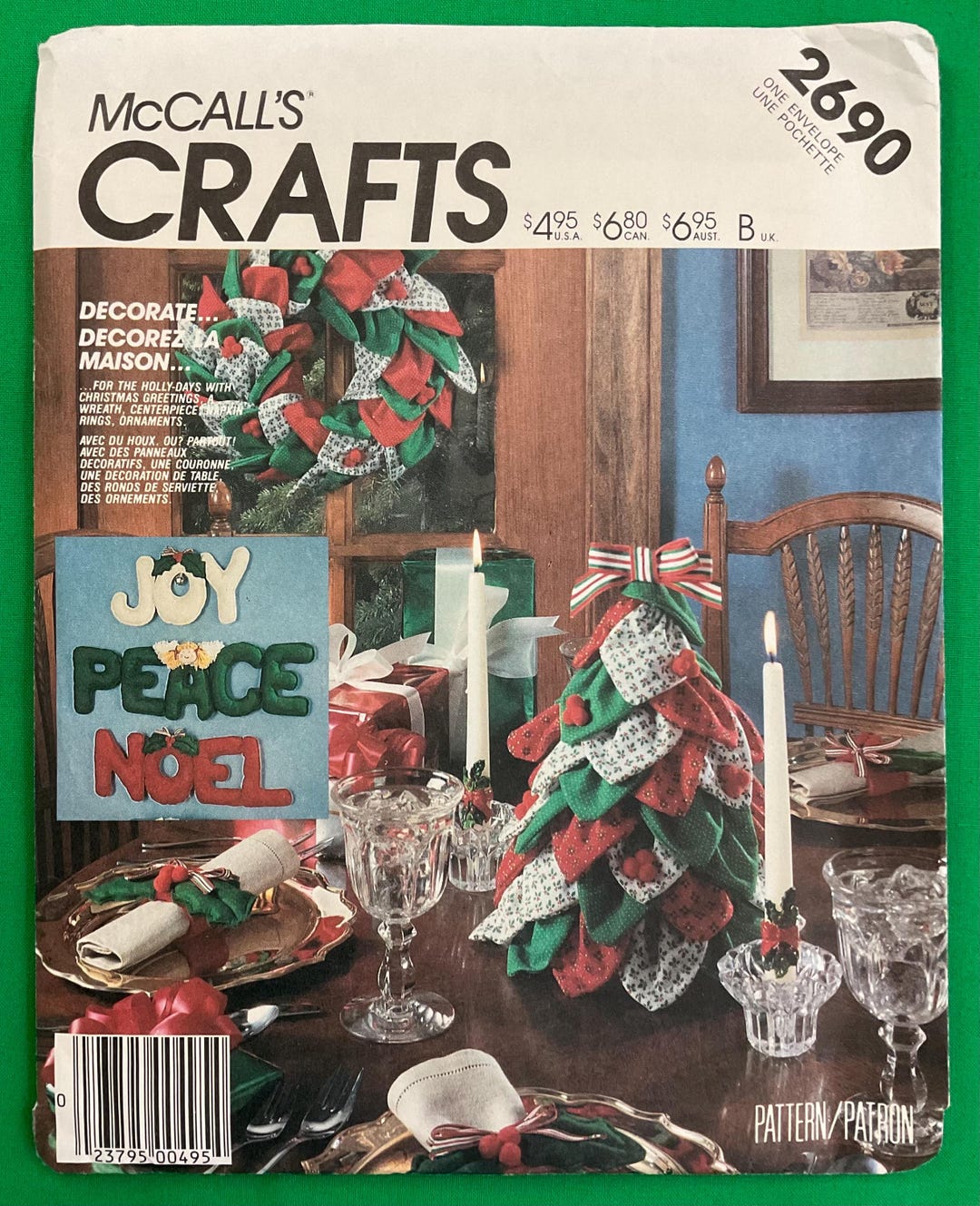 Mccalls 2690 Christmas Craft Sewing Pattern - Etsy