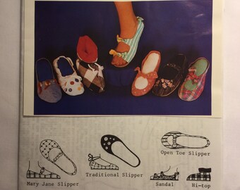 Pitter-Patties Slipper Craft Pattern