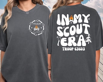 Custom 'In My Scout Era' Shirt, Matching Troop Tee