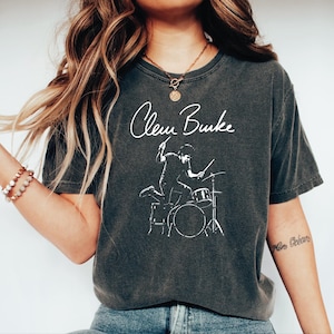 Clem Burke Comfort Colors T-Shirt, Blondie Drummer Graphic Tee