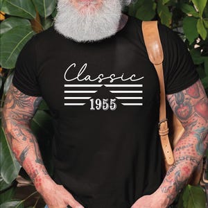 70th Birthday Shirt, 1955 Classic Shirt, Dad Birthday Gift T Shirt, Grandpa Turning Seventy, Comfort Colors Birthday gift