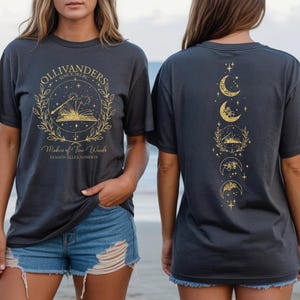 Wand Shop Shirt, Magic Comfort Colors Tee, Wizard Reader Gift