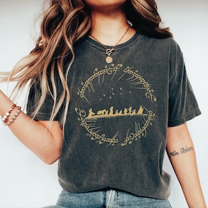 Elvish Script Ring Fellowship Shirt, Fantasy Adventure Tee