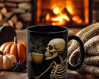 Spooky Skeleton Mug