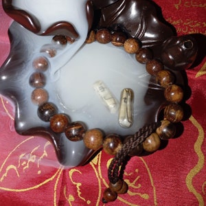 Amulet Talisman Lucky Charms Gaharu Wood Bracelet Magical Powerful Anti Voodoo Khodam Malaikat Ruhani