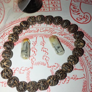 Talisman Amulet Liwung Macan Tiger Liwung Wood Bracelet Magical Powerful  Anti Santet Teluh Magic Voodoo Angel Khodam