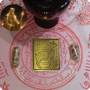 Talisman-Amulett Syekh Jalaluddin Al-Faqih Khodam Leistungsstarkes Anti-Santet-Brojo