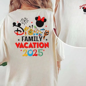 Disney 2025 Family Vacation Shirts, Mickey Castle 2025 Shirts, Disneyland Family Trip Shirt, Custom Mickey Trip Shirt, Disneyland Gift