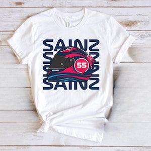 Carlos Sainz Formula One Tshirt, F1 Shirt, F1 Tshirt, Carlos Sainz Shirt, Carlos Sainz F1, Sainz F1 Tshirt, Team Sainz, F1 Sainz Merch