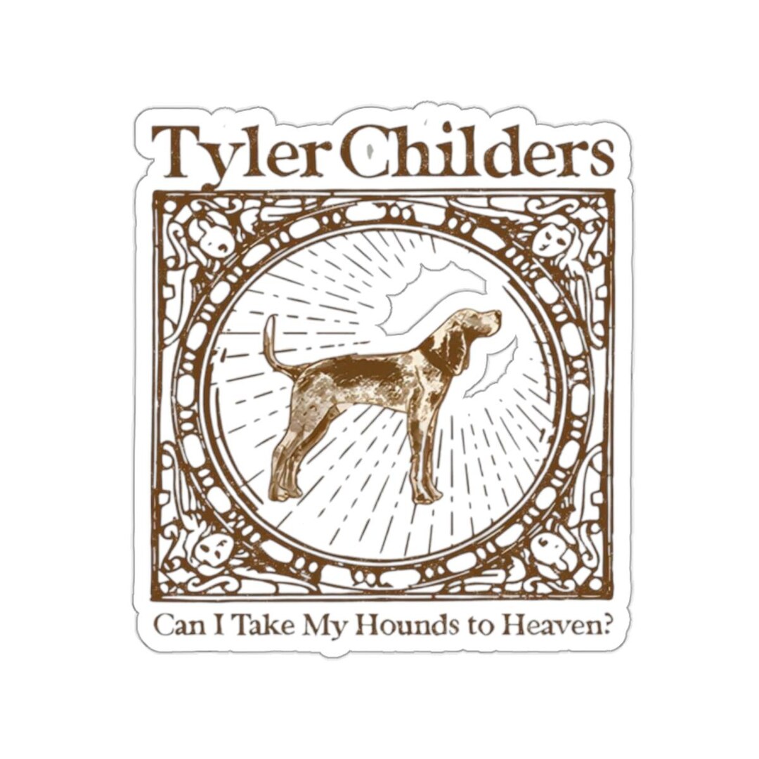 Can I Take My Hounds to Heaven Sticker Etsy