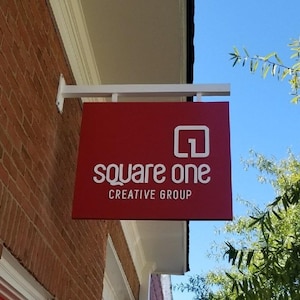 Blade Sign Custom Metal Sign Wall Mounted Storefront Custom Shop Sign-Blade Sign- Sign-  sign Custom Aluminum Double side sign- Logo