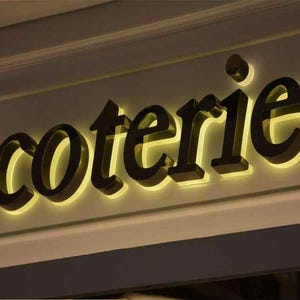 Beauty Salon SignSign, Storefront SignCustom Backlit Metal, 3D Business , Outdoor LED Sign, Personalized Logo Sign, Illuminated Metal Sign,