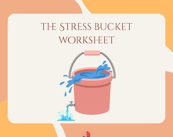 Hoja de trabajo sobre el estrés: terapia y estrategias de afrontamiento (PDF imprimible)