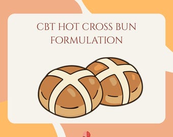 Fórmula para panecillos cruzados calientes con TCC