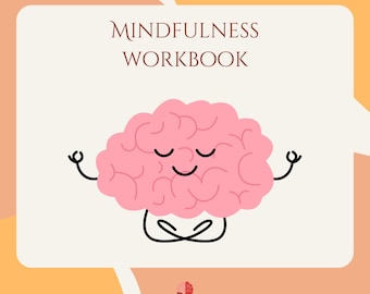 Cuaderno de ejercicios de introducción a la atención plena: autoayuda imprimible para el estrés y la ansiedad