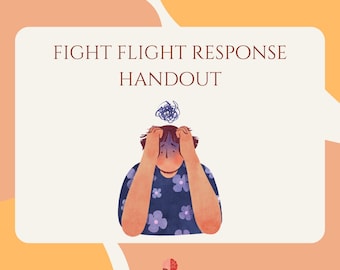 El folleto sobre la respuesta de lucha o huida