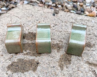 Ceramic Pot Feet | Blue Black Green & Terracotta| Garden Planter Feet | Pot Risers for Outdoor / Indoor Pots | Drainage Feet