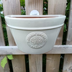 White Wall Planters for Indoor & Outdoor Garden | Modern Hanging Pots in Multiple Sizes | Minimalist Vertical Plant Decor