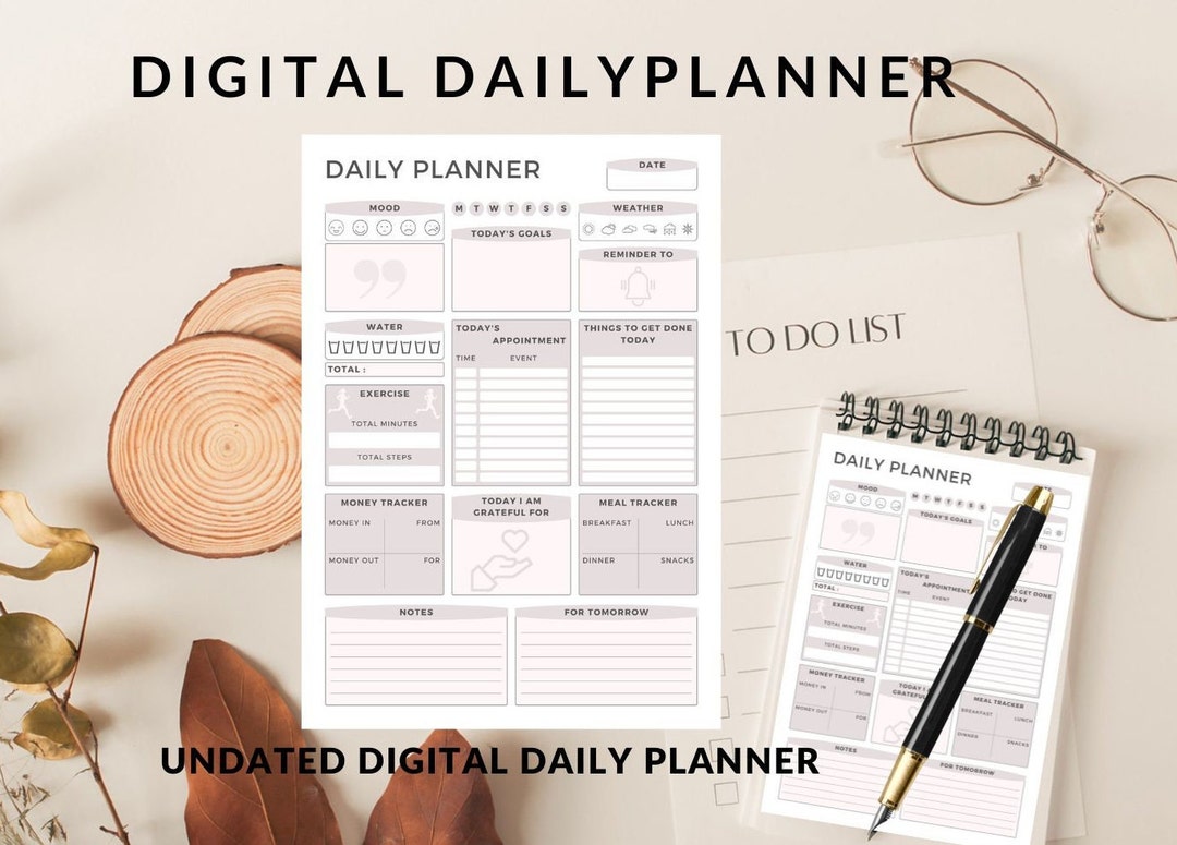 Ultimate Daily Digital Planner - Printable PDF for Easy Scheduling ...