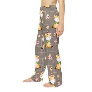 Giraffe Pajama Pants: Women's Cozy Sleepwear, Animal Print image 4