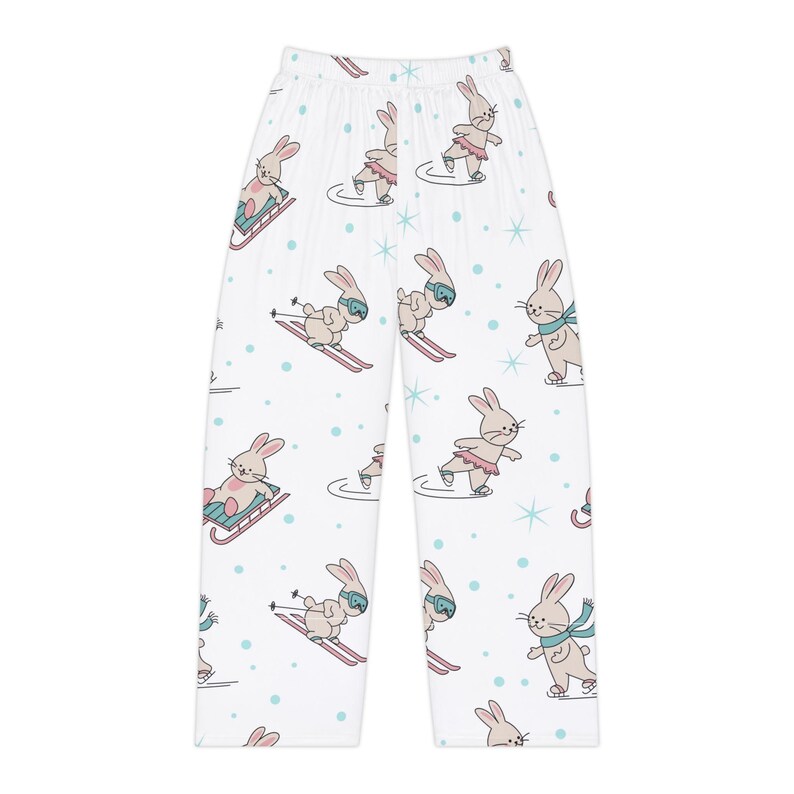 Pantalon de pyjama lapin de patinage sur glace pour sports d'hiver | Pyjamas pour femmes image 2
