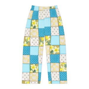 Daffodil Pajama Pants: Women&#39;s Floral Lounge Wear