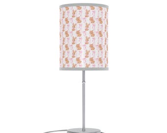 Pink Bunny-lamp: kindernachtlampje, speels woondecoratie babykamer