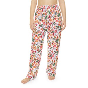 Christmas Pajama Pants: Colorful Holiday Print Loungewear