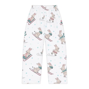 Pantalon de pyjama lapin de patinage sur glace pour sports d'hiver | Pyjamas pour femmes image 3