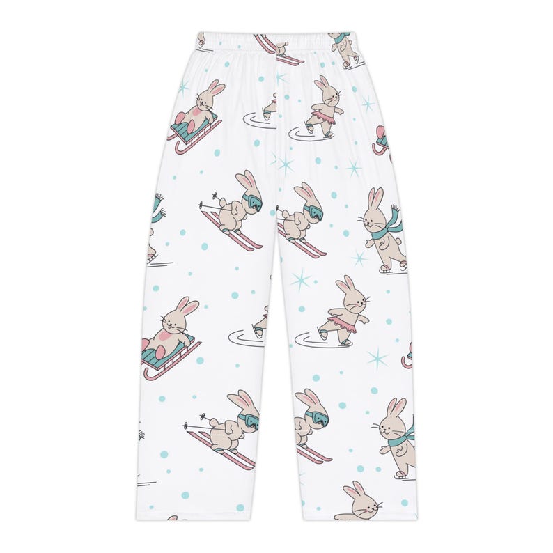 Pantalon de pyjama lapin de patinage sur glace pour sports d'hiver | Pyjamas pour femmes image 3