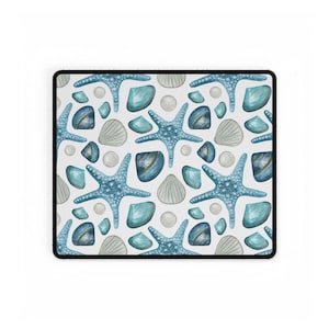 Seaside Desk Mat: Ocean-Themed Home Office Decor