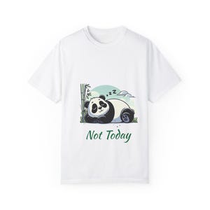 T-shirt détente panda, Pas de travail ni d&#39;école T-shirt panda mignon, pas de chemise aujourd&#39;hui, chemise animal drôle, cadeau pour les jours de farniente
