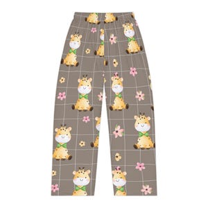 Giraffe Pajama Pants: Women's Cozy Sleepwear, Animal Print image 3
