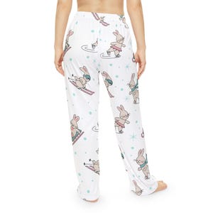 Pantalon de pyjama lapin de patinage sur glace pour sports d'hiver | Pyjamas pour femmes image 4