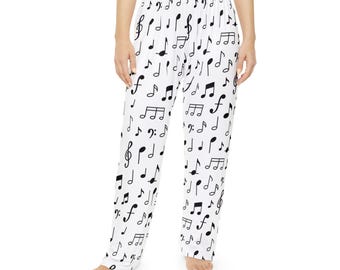 Musical Notes Pajama Pants: Women's Comfy Sleepwear