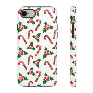 Candy Cane iPhone Case: Festive Holiday Design, Durable Protection